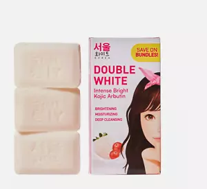 Seoul White Korea Double White Intense Bright Kojic Arbutin 90g x 3 - VENDITORE UK - Foto 1 di 4