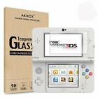 [2-Pack] Akwox for New 3DS Tempered Glass Top LCD Screen Protector with HD Clear