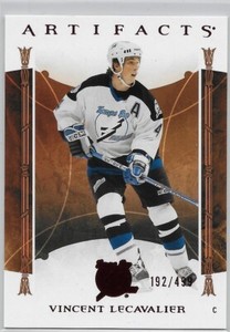 2022-23 Vincent Lecavalier Upper Deck Artifacts Legends Ruby #163 /499