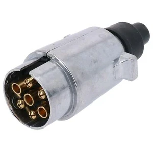 Trailer / Caravan Plug 7 Pin N Type Aluminium Metal Casing TR040 - Picture 1 of 6
