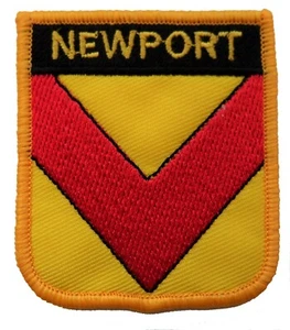 Parche bordado escudo de Newport Wales - Imagen 1 de 3