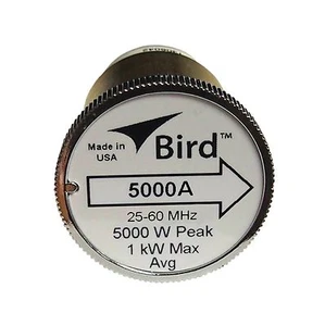 Elemento enchufable Bird 5000A de 0 a 5000 vatios 25-60 MHz para Bird 43 vatios - Imagen 1 de 3