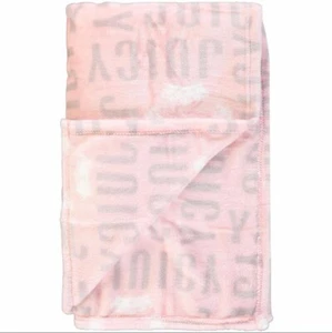 Juicy Couture Pink Blush Branded Super Soft Luxury Throw Home Decoration Gift - Picture 1 of 2