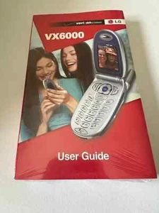 LG VX6000 USER GUIDE BOOK MANUAL * English & Spanish Verizon Wireless NEW SEALED - Photo 1 sur 2