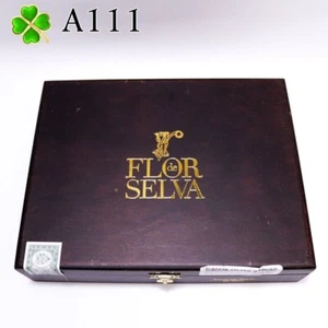 Flor de Selva Toro Empty Wood Cigar Box 9" x 7" x 2" A111 - Picture 1 of 8