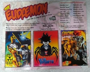 The Eudaemon Nelson Trading Card Promo Card Panel Sheet 1993 Press Pass - Picture 1 of 2