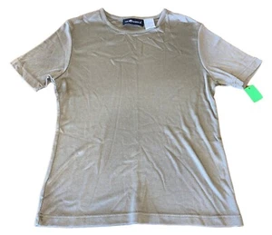 Camiseta Sag Harbor Mujer Beige Manga Corta S Elastizada Mezcla Rayón - Imagen 1 de 5