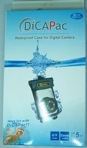 Waterproof Case for Digital Camera with ZOOM DiCAPac WP-100 - FREE Shipping - Picture 1 of 4