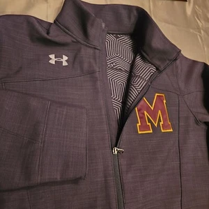 Under Armour Barrage Jacket Men XL Softshell Infrared Lined Hiking Outdoor Gorp - Picture 1 of 11
