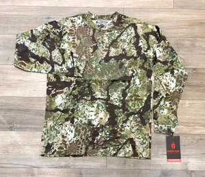 T-shirt Kryptek Stalker uomo M manica lunga girocollo cotone transitorio mimetico - Foto 1 di 10