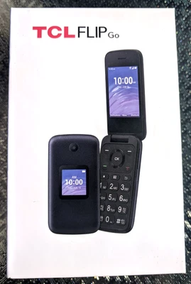 Metro by T-Mobile TCL Flip Go, 8GB, Blue - Prepaid Flip Phone (NEW/SEALED) - Image 1 of 4