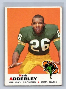 Topps Herb Adderley #255 1969 - Imagen 1 de 2