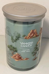 Yankee Candle 2 Wick Canyon Pine Trail Candle 20 oz Duft im Ruhestand - Bild 1 von 6