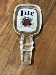 Vintage Miller Lite Beer Acrylic Tap Handle - Picture 1 of 6