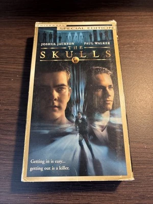 Skulls (2000) VHS - Joshua Jackson, Paul Walker - Universal Special Edition - Image 1 of 3