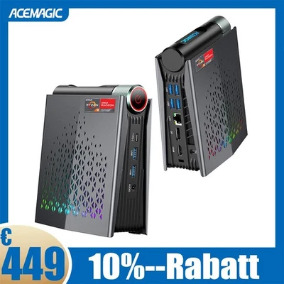 ACEMAGIC 4K Mini game PC AMD Ryzen 9 6900HX 32GB DDR5 1TB SSD Windows 11 Pro BT - Bild 1 von 4