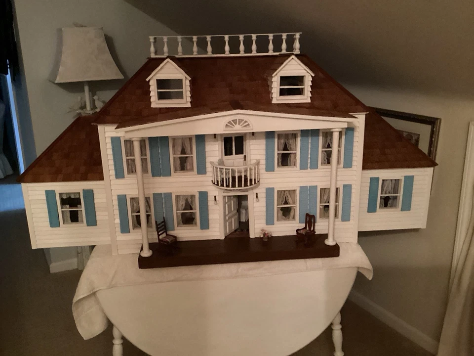  Doll House 59 Long 29 High. Very Nice Made In 1988 All Furniture Included - Image 1 of 4