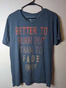 Scott Free Collection Size Medium Marine Blue Better To Burn Out Than To Fade... - Picture 1 of 7