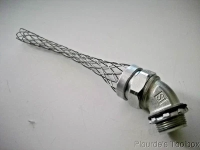 Nuevo WoodHead 1" Alivio de Deformación Empuñadura de Conducto Hermética, Codo 45°, 36392 Foto 1 de 3