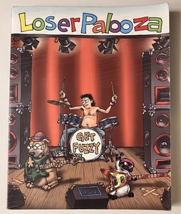 Loserpalooza: Get Fuzzy Treasury by Darby Conley 2007 TPB Say Cheesy Scrum Bums - Picture 1 of 24