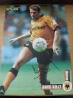 70's-2000's Autographed Magazine Picture: Wolverhampton Wanderers - Kelly, David