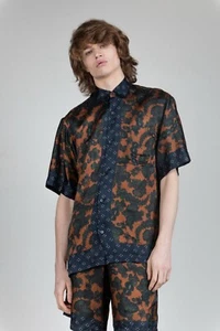 Dries Van Noten “Cohen” Viscose Shirt SS18 Sz Small Retail $560 - Picture 1 of 6