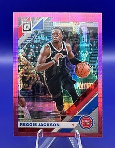 2019-20 Panini Donruss Optic Reggie Jackson Hyper Pink #106 Pistons / Nuggets - Bild 1 von 2