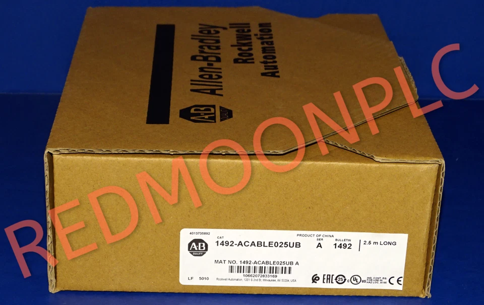 Allen Bradley 1492-ACABLE025UB /A Pre-wired Cable 2.5 m (8.2 ft) - Image 1 of 1