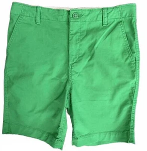 NEW Gap Kids Boys 12 Husky Green Shorts Cotton Spandex Summer Kids Pockets - Picture 1 of 6