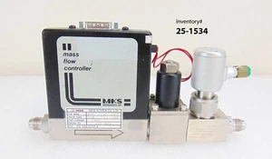 MKS 2259C-01000RV Mass Flow Controller 1000 SCCM N2 *used working - Picture 1 of 9