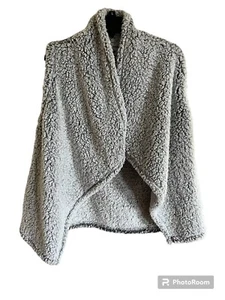Eddie Bauer Damen Fireside Plüsch Weste Größe M Farbe Grau Kuschelig Weich Neu - Bild 1 von 7
