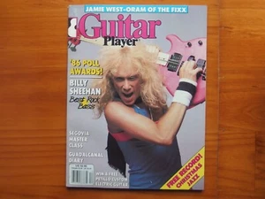 Guitar Player Magazine December 1986 Billy Sheehan, Jamie West-Oram, Free Record - Imagen 1 de 3