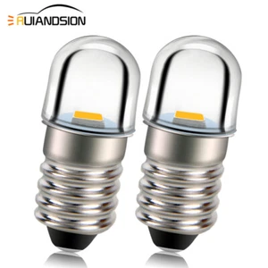 DC3V/4.5V/6V/12V Base Tornillo E10 2835 LED Linterna Bombilla 6000K/3000K - Imagen 1 de 9