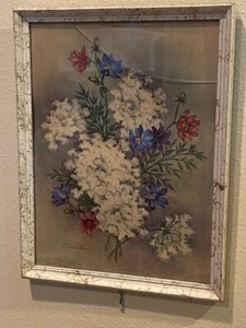 Vintage Blumenmuster von T. Carleton - Bild 1 von 5