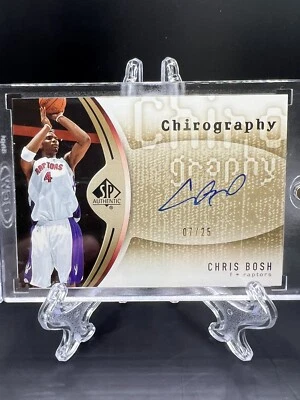 CHRIS BOSH 2006-07 UD SP Authentic Chirography ON CARD Auto /25 CLEAN RARE!!!!! - Image 1 of 3