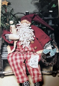 JOY TO THE WORLD 16" Santa Doll Pattern by Country Stitches - Picture 1 of 3