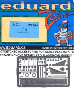 eduard - Grumman A-6 Intruder kit modelo piezas grabadas 1:72 Italeri NUEVO EMBALAJE ORIGINAL kit - Imagen 1 de 1