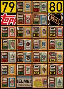 1979 Topps Hockey NHL juego de pegatinas inserto de tarjeta de 22 logotipos engrasadores Gretzky Year - Imagen 1 de 24