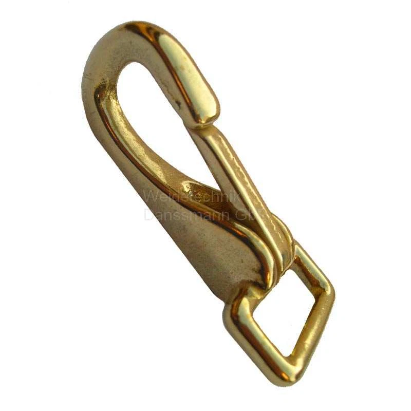zwei Haken Snaps bis 19 mm messingfarbig