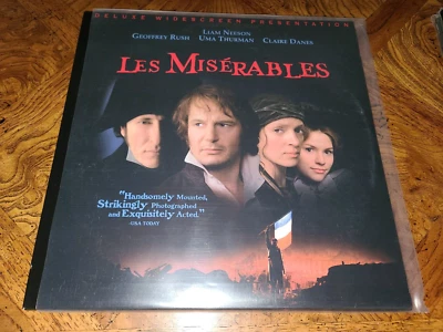 Les Miserables Laserdisc Deluxe Widescreen Edition  Liam Neeson - Image 1 of 2