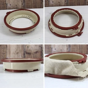 Nurge Plastic Punch Embroidery Hoops 190 & 250mm 2 Sizes in 1 Frame 50mm Deep - Picture 1 of 3