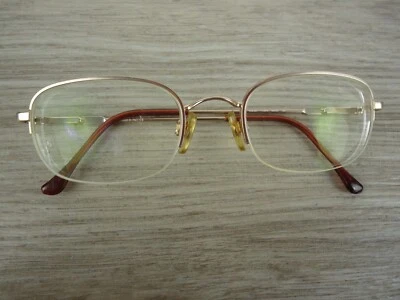 Monturas de gafas Brooks Brothers BB 251 1186-S 49 20 135 tono dorado medio borde de colección Foto 1 de 4