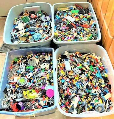 LEGO 1 Pound 🔥BUY 9 LBS GET 3 FREE OR BUY 5 GET 1 🧱Bulk Pieces Lot Bricks L521 - Image 1 of 4