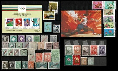 MACAU Mint Lot Sets and Singles and 2 Miniature Sheets - Image 1 of 4