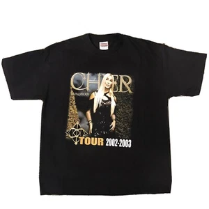 T-Shirt Cher 2002-2003 Living Proof Tour Konzert XL Large SpecGuest Cyndi Lauper - Bild 1 von 6