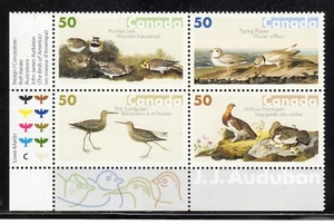 2005 Canada SC# 2098a LL - John James Audubon's Birds-3 Plate Block M-NH # 3545c - Picture 1 of 1