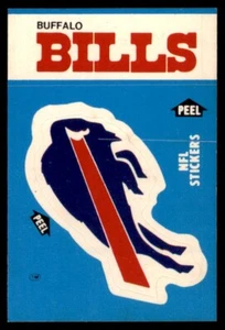 1987 Fleer Action Sticker Buffalo Bills - Picture 1 of 2