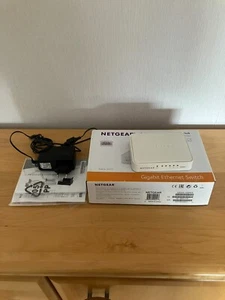 Netgear GS205 5-Port Gigabit Switch–Mit Originalverpackung–Gebraucht– Getestet - Bild 1 von 1