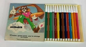 Juego de 14 marcadores de mensajero vintage Francia Baignol y Farjon estuche de conejito de Pascua - Imagen 1 de 3