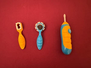 Play Doh Doctor Drill N Fill Dentist Playset Molds Clay Tools Replacement 3pcs - Picture 1 of 5